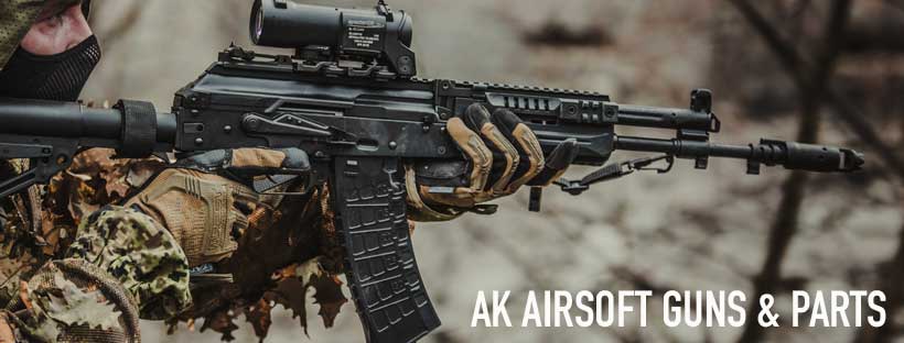 LCT AEG AK LCKM AIRSOFT RIFLE WOOD / BLACK