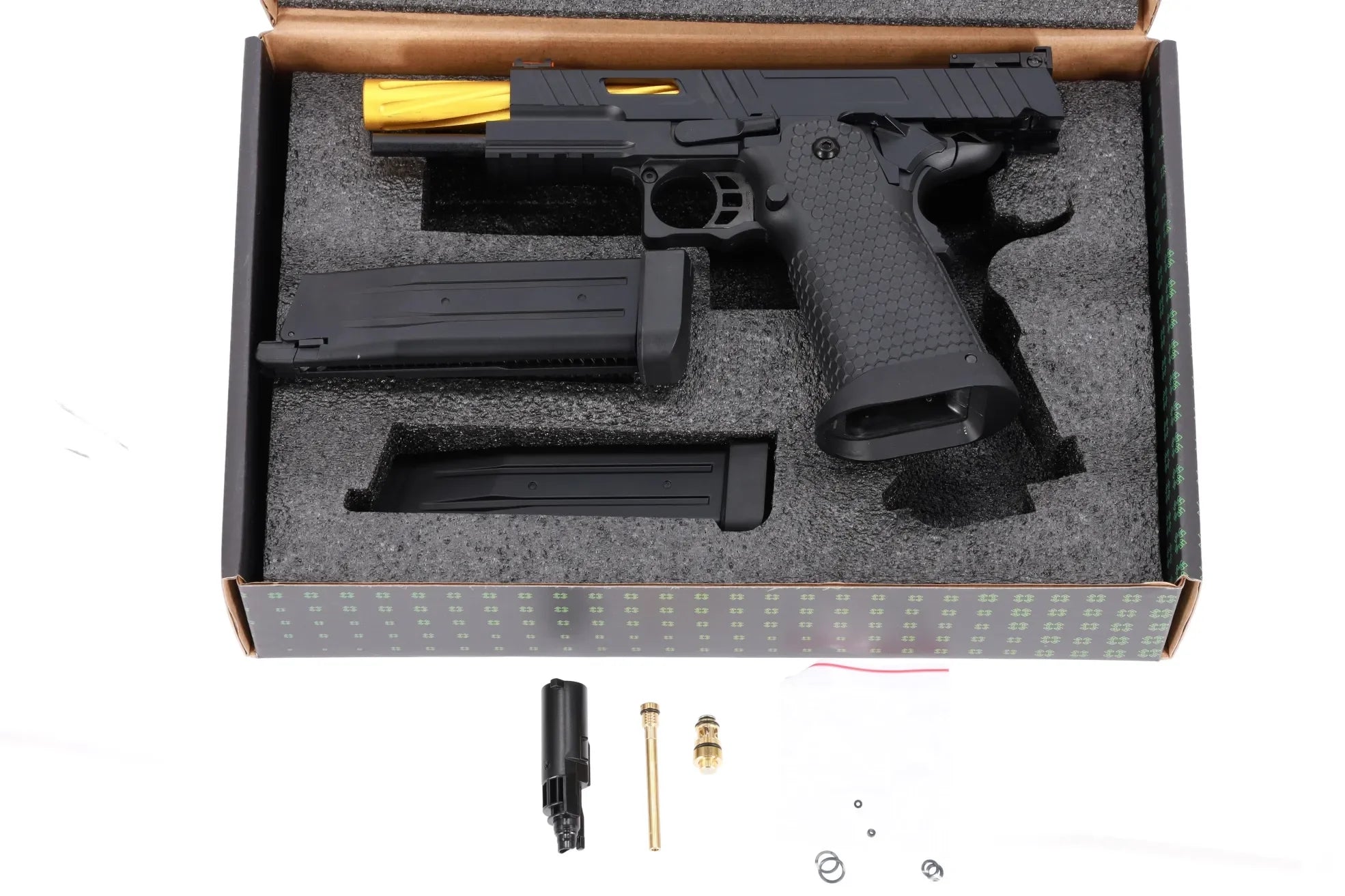 Specna Arms SA-VGP09 VAPOR™ Black and Gold airsoft Pistol