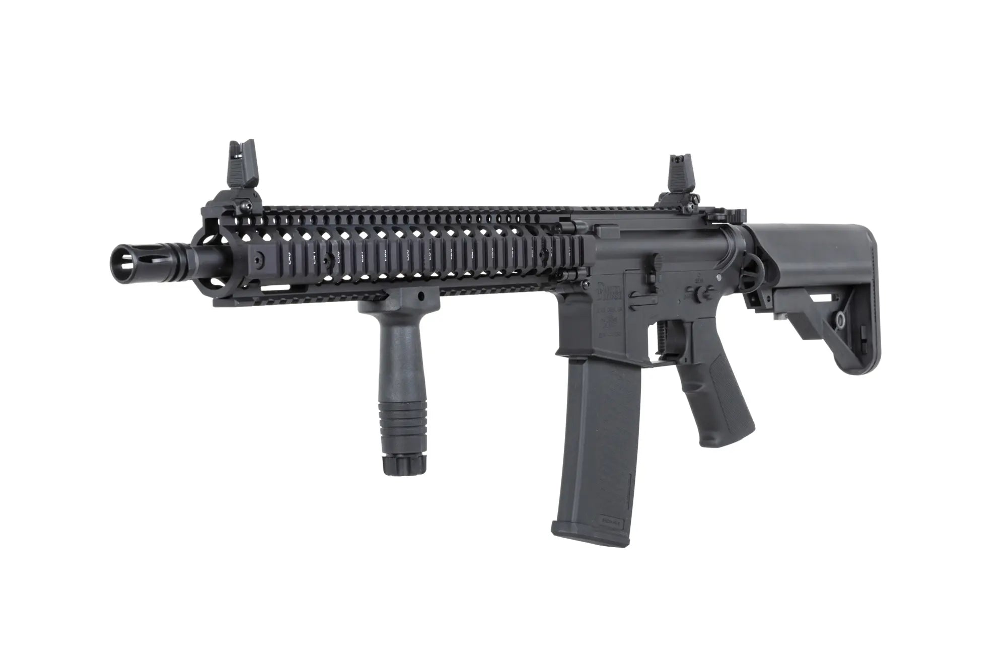 Daniel Defense MK18 SA-P26 Prime Aster II ETU airsoft rifle with Brushless Motor Single Fire Only