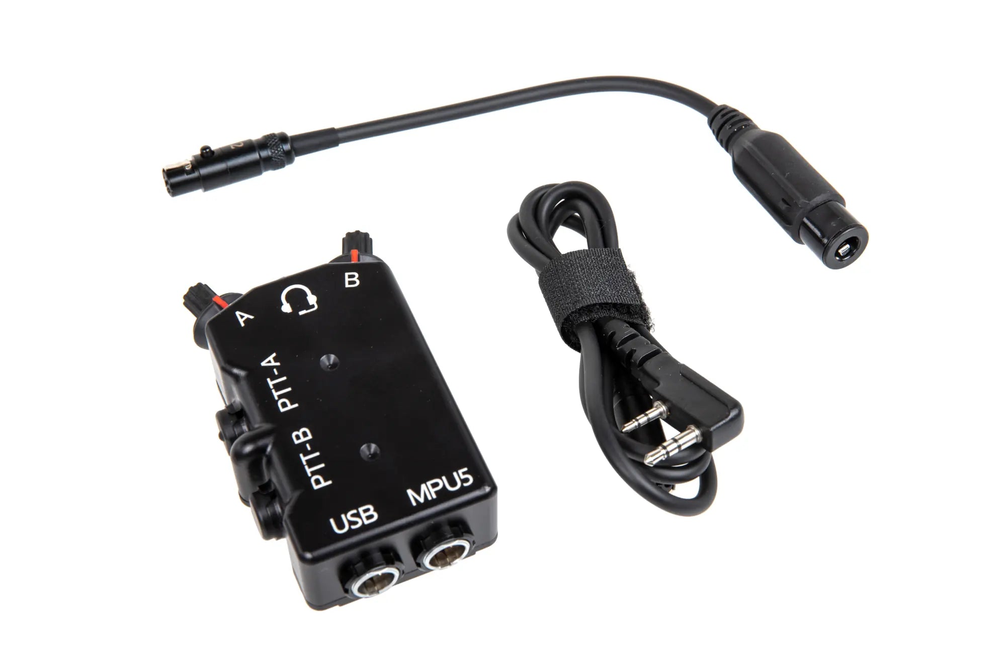 Double PTT button FMA FCS-DUAL Black