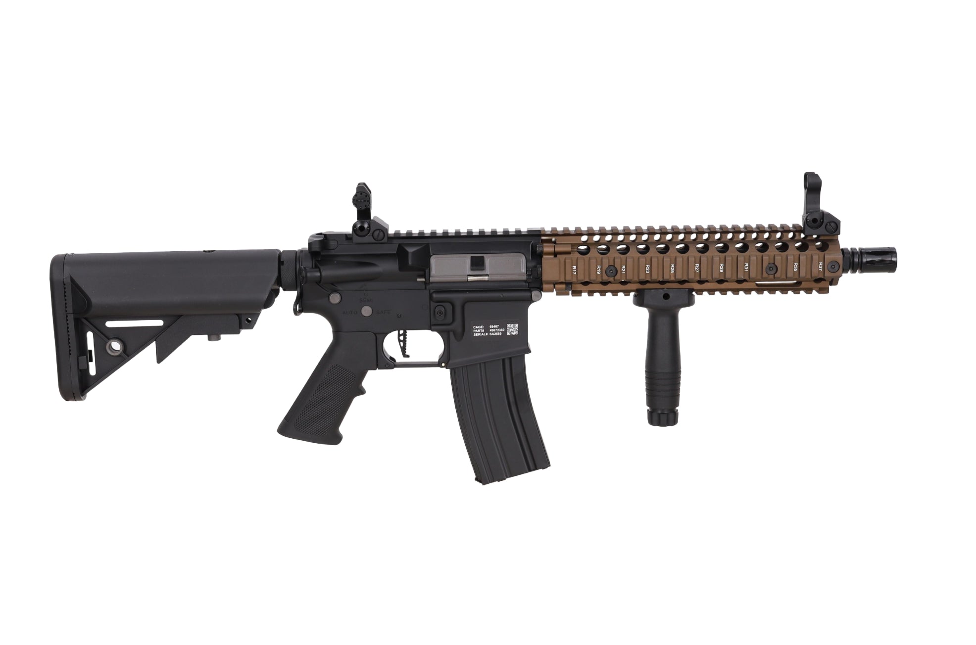 Colt x Daniel Defense MK18 SA-P19 PRIME BLDC 10.5" AEG Assault Rifle – Chaos Bronze