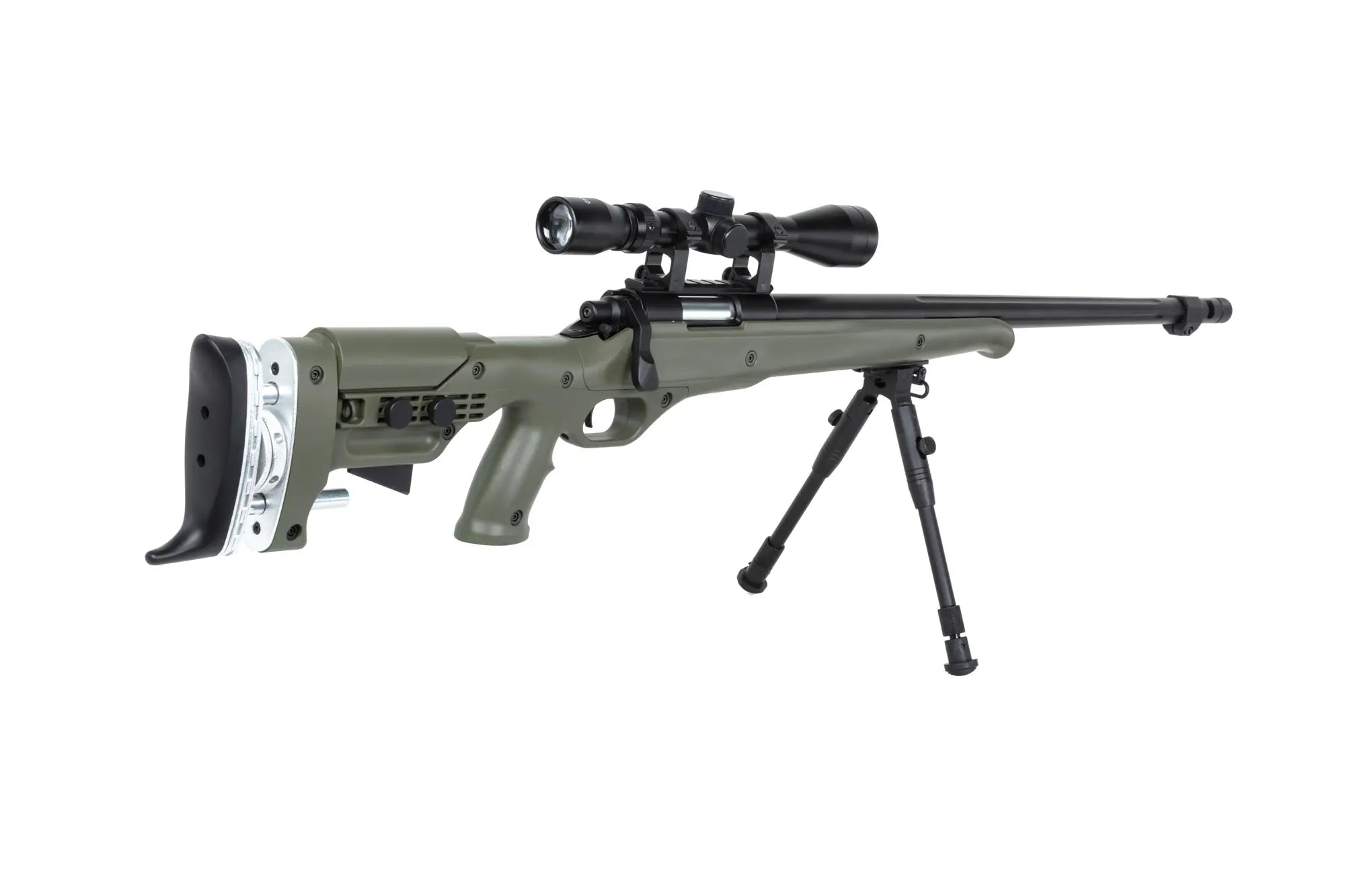 airsoft WELL MB12DG Sniper Rifle Olive