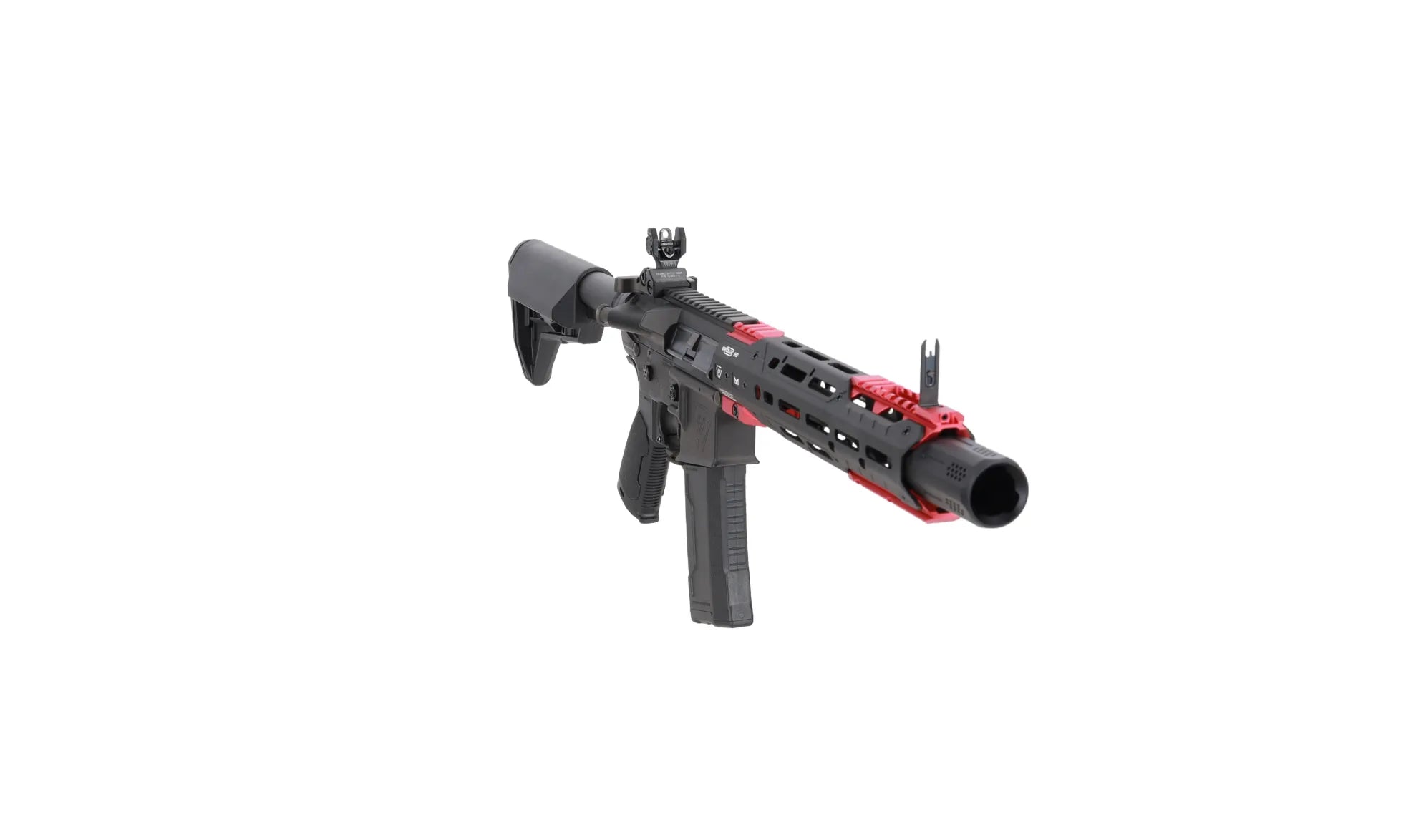 King Arms x Strike Industries Sentinel GRIDLOK® 11" Aster SE ETU Black and Red airsoft Carbine-1