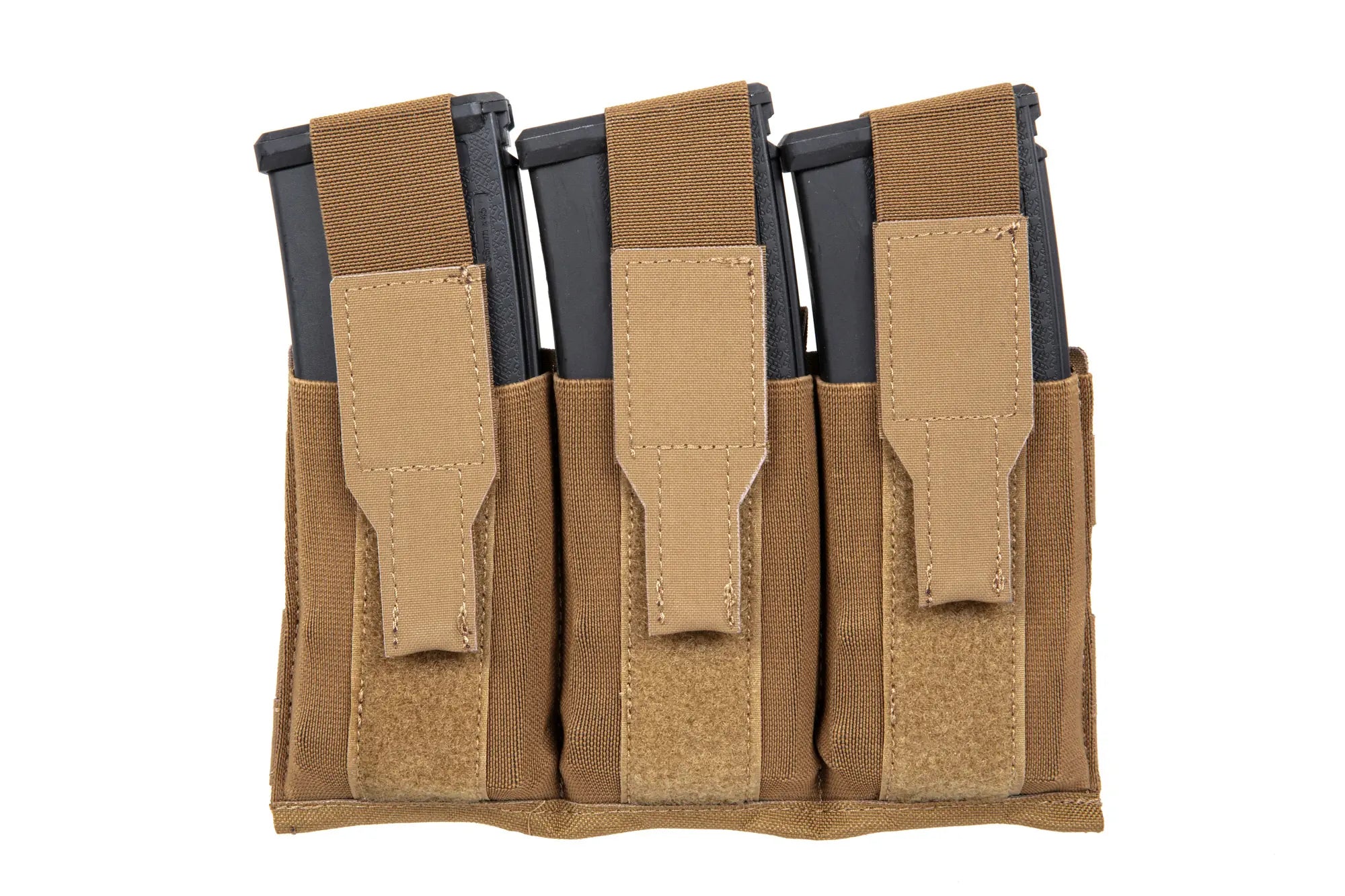 Triple magazine pouch with flap - Coyote