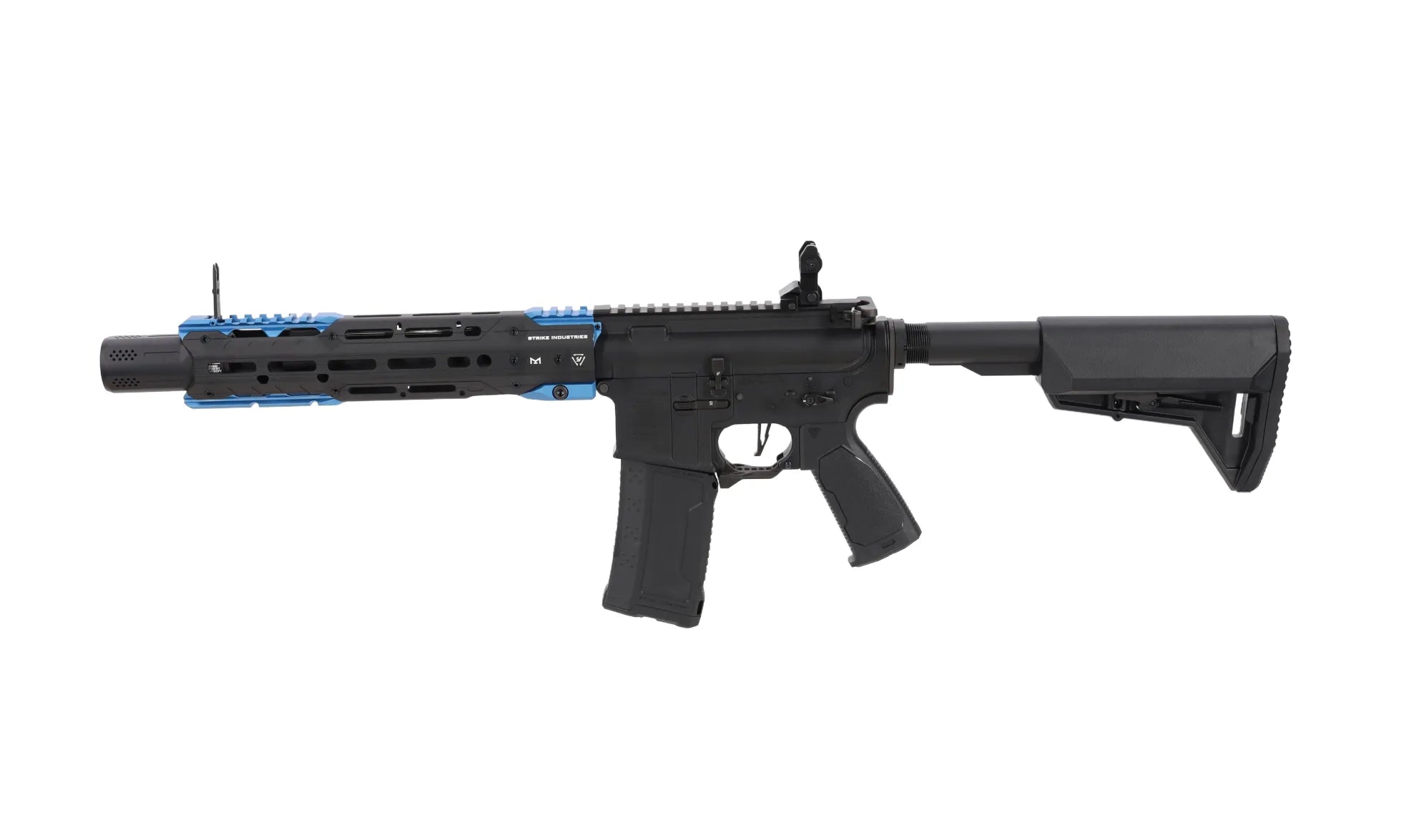 King Arms x Strike Industries Sentinel GRIDLOK® 11" Aster SE ETU Black/Blue airsoft Carbine-2