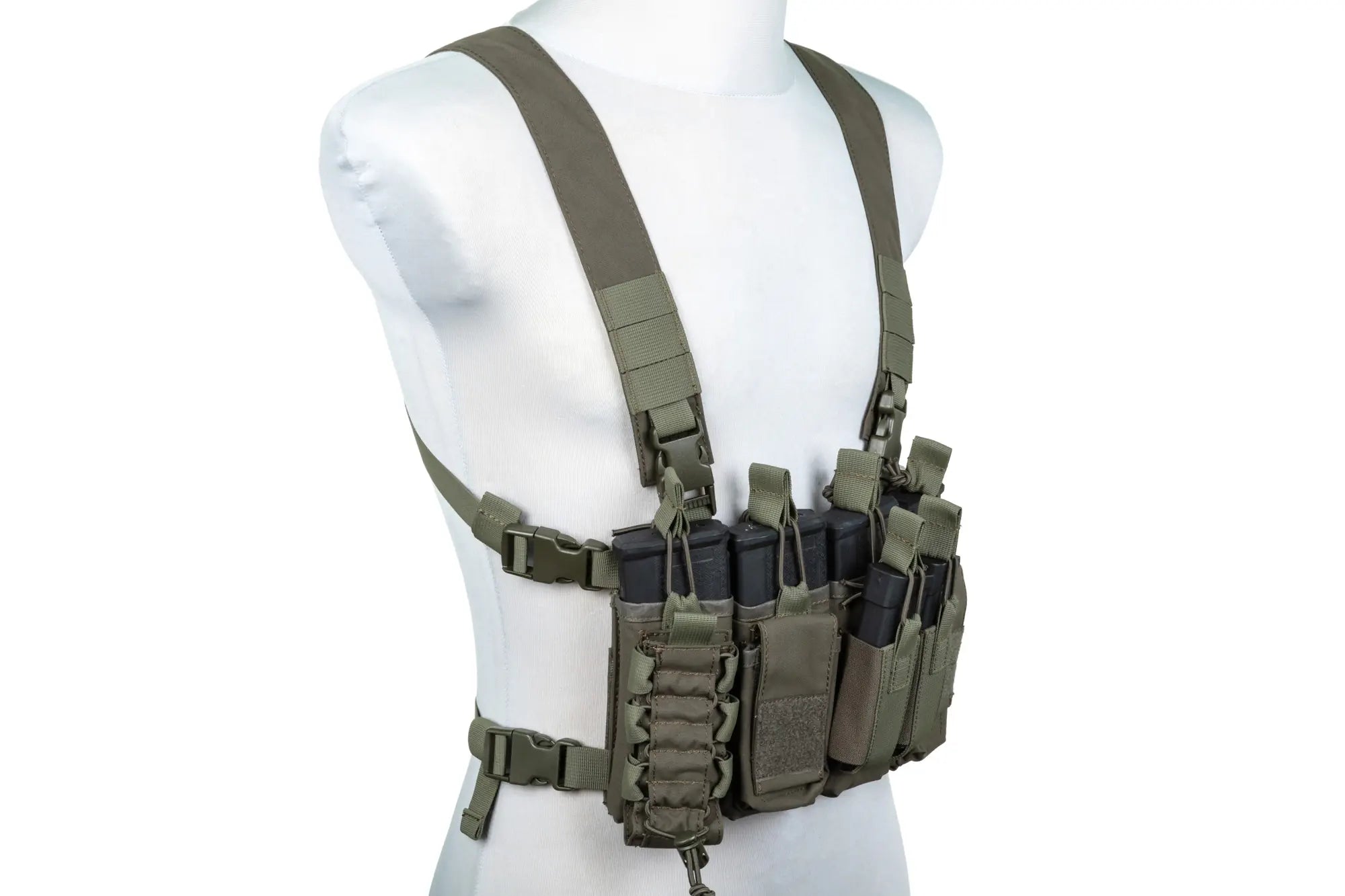 Tactical Adaptive Chest Rig Vest - Olive