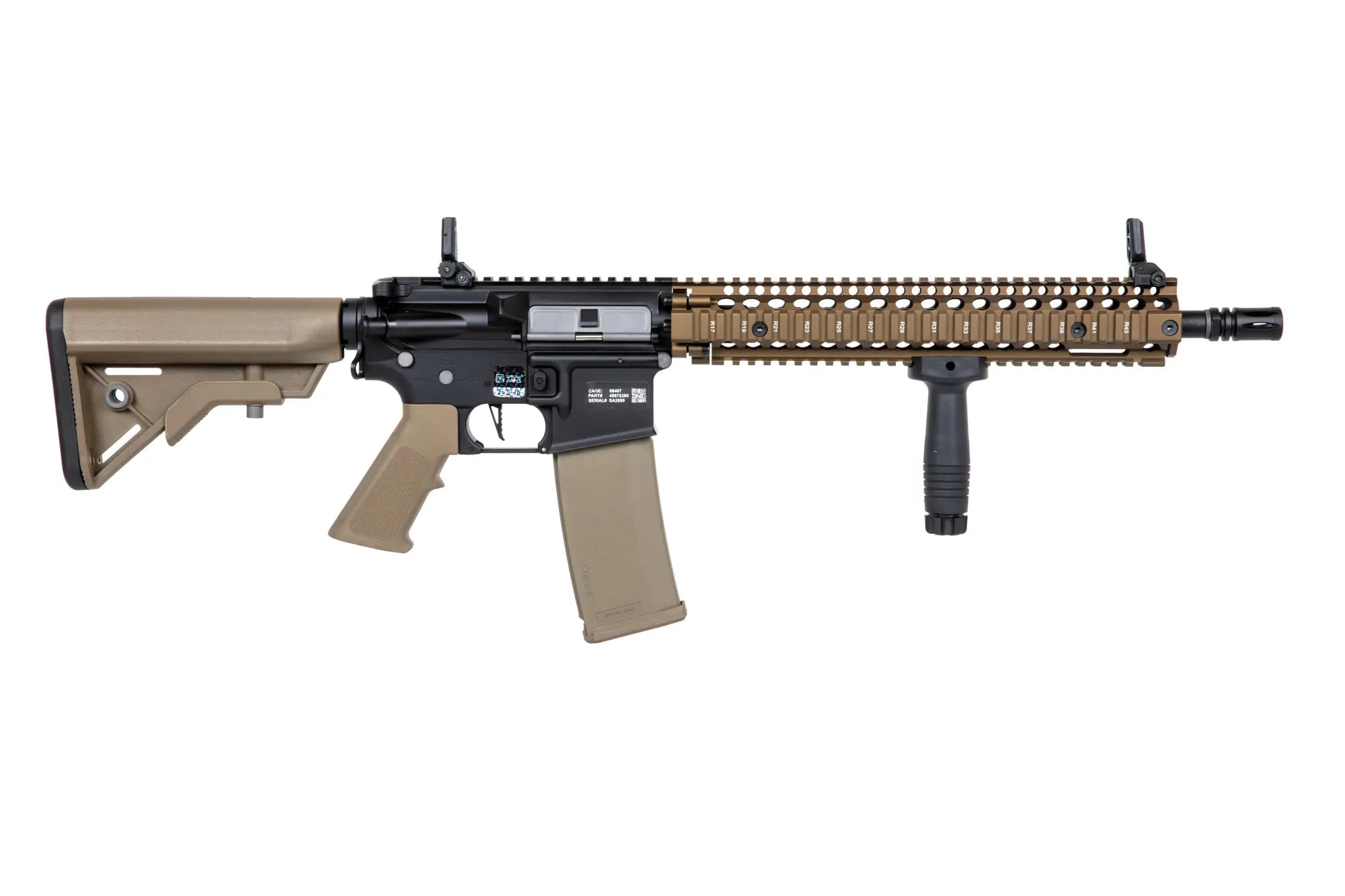 Daniel Defense M4A1 SA-E26 EDGE HAL ETU Airsoft gun, Bronze