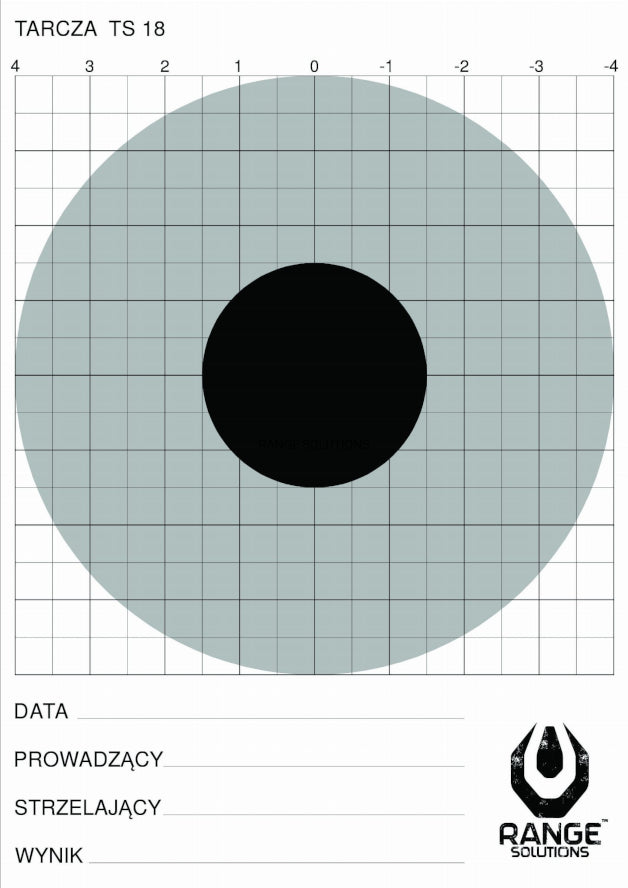 Range Solutions TS-18 shooting target - 100 pieces