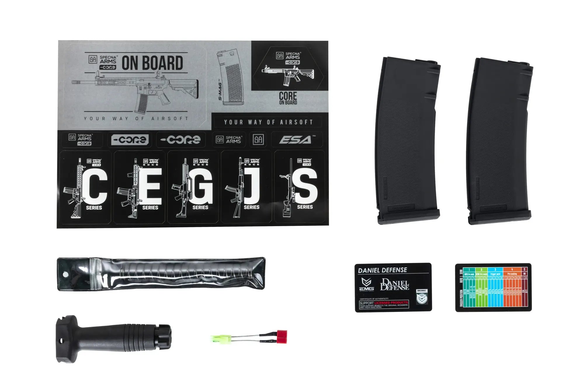 Specna Arms Daniel Defense® MK18 SA-C19 CORE™ HAL ETU™ Gen.2 airsoft Carbine Black-1