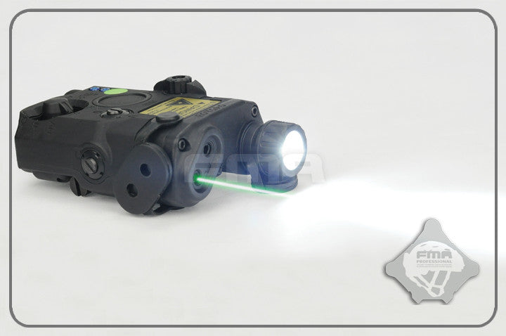 FMA AN/PEQ15 LA-5 IR Upgrade Version (LED / IR Flashlight, Green Laser) - Black