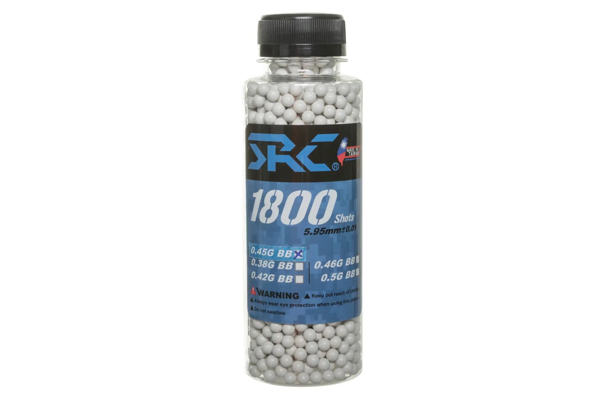 SRC BIO BBs 0.45g bottle 1800 pieces White