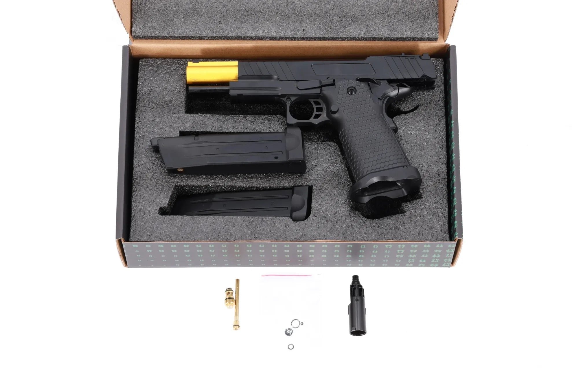 Specna Arms SA-VGP19 VAPOR™ Optics Ready airsoft pistol Black-Gold