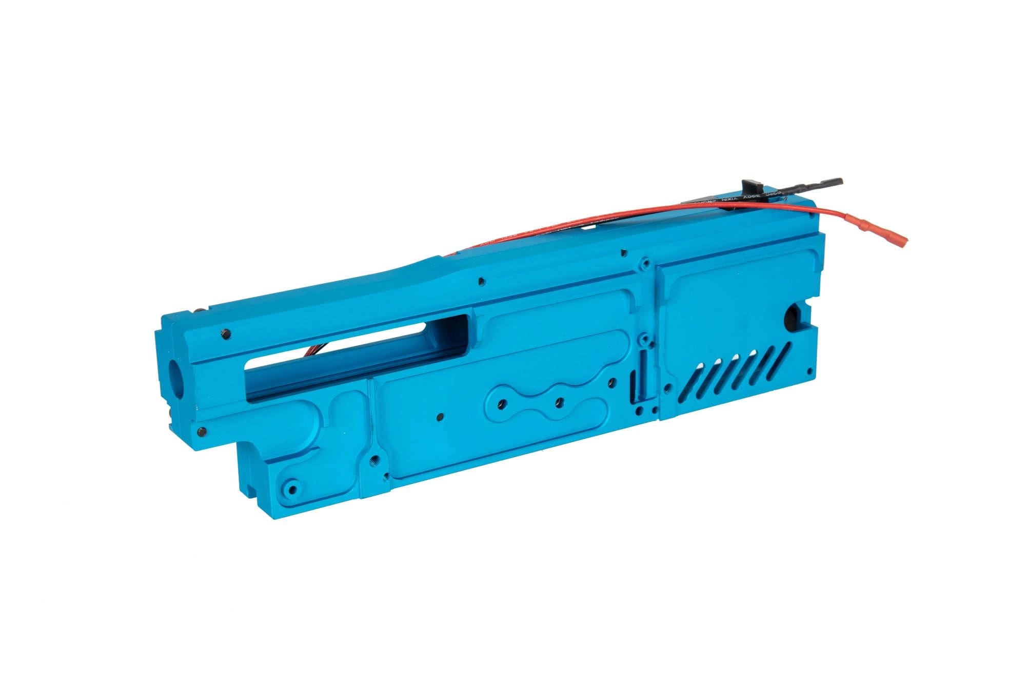 Reinforced CNC gearbox skeleton for M249