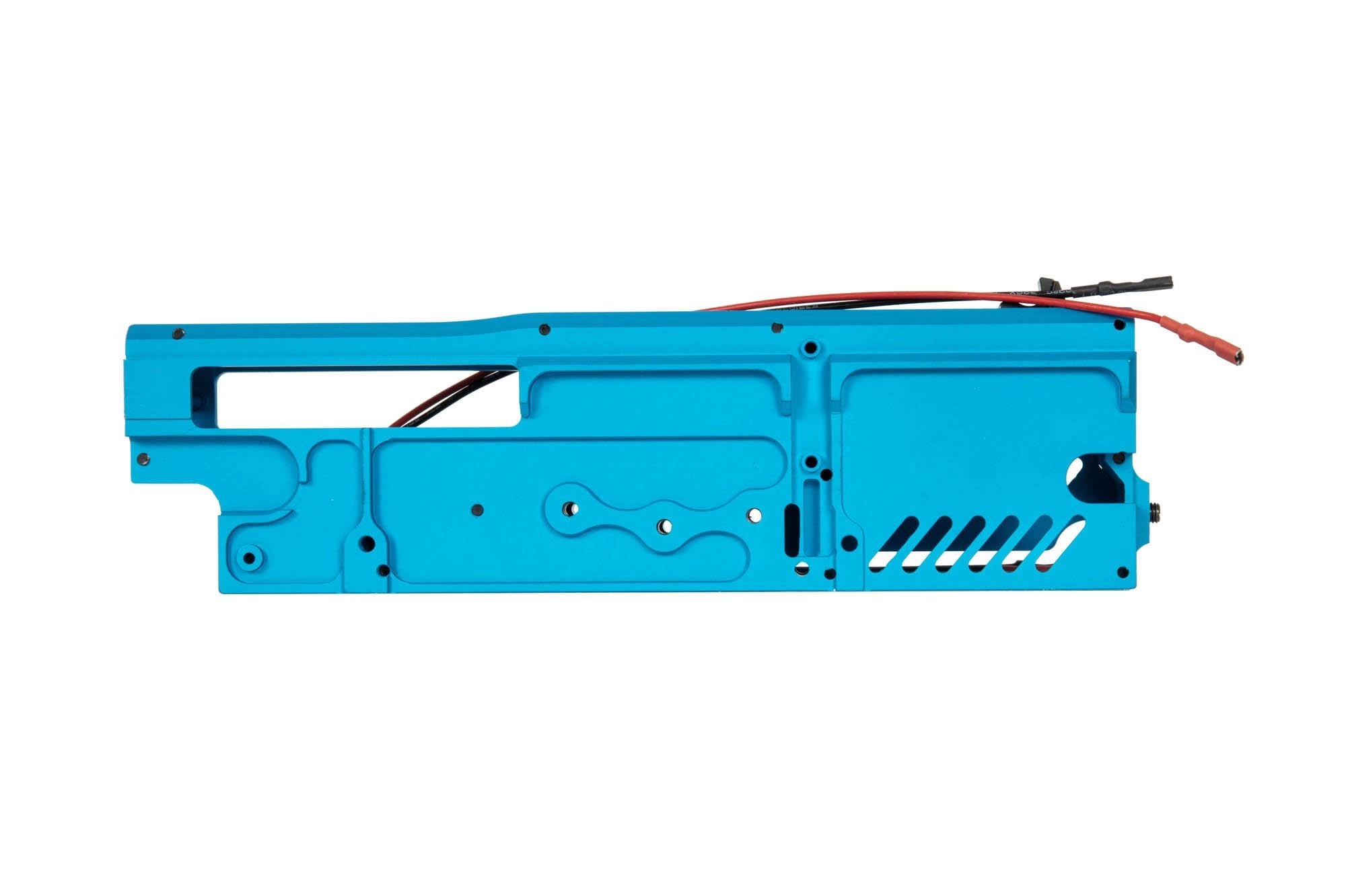 Reinforced CNC gearbox skeleton for M249