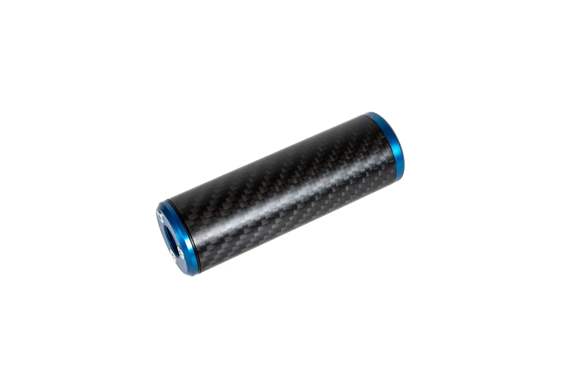 Carbon Silencer 30x100mm - Blue