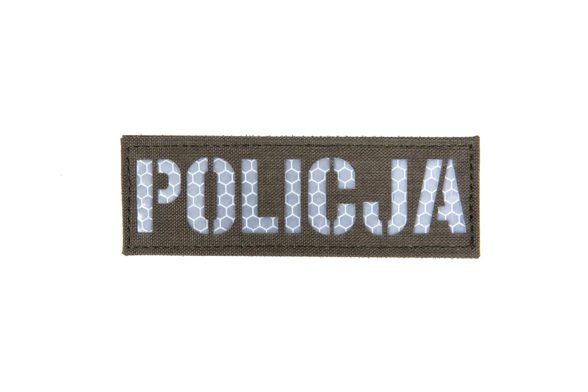 POLICE Reflective badge - Ranger Green