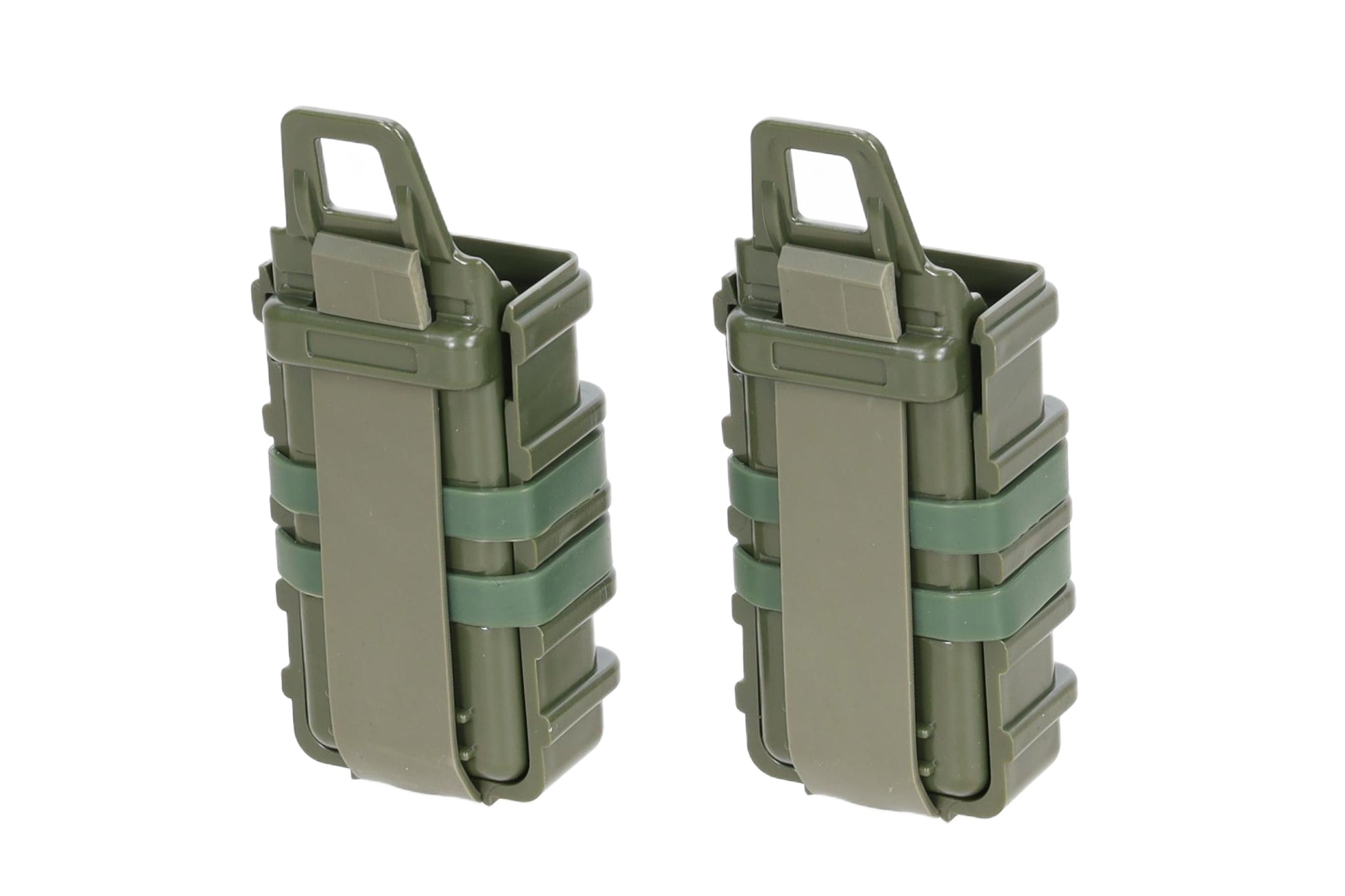 SaTac Open III S Double Pistol Magazine Pouch Olive