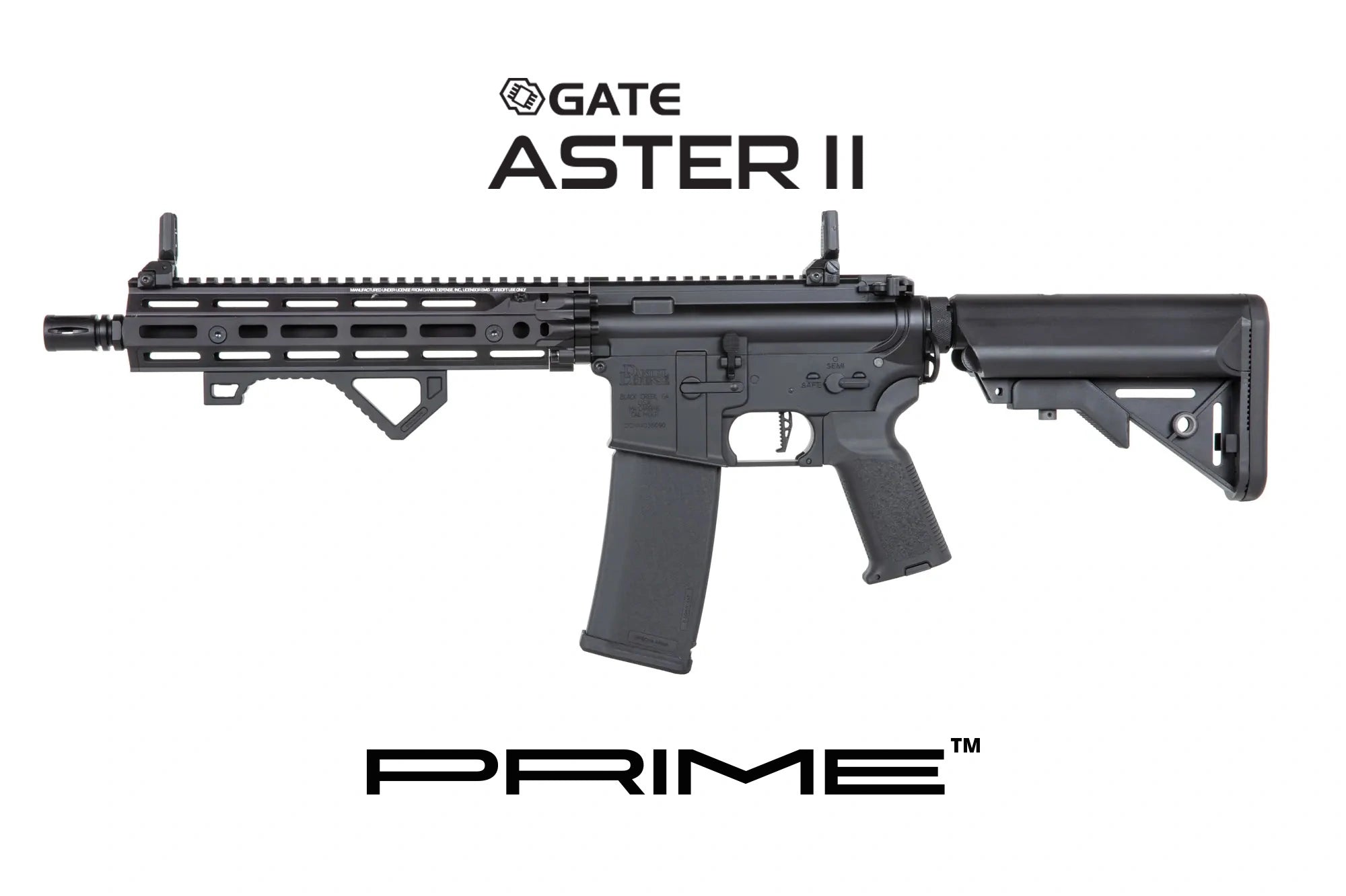 M4 airsoft Daniel Defense SA-P27 PRIME RIS III 10.5'' Aster II ETU