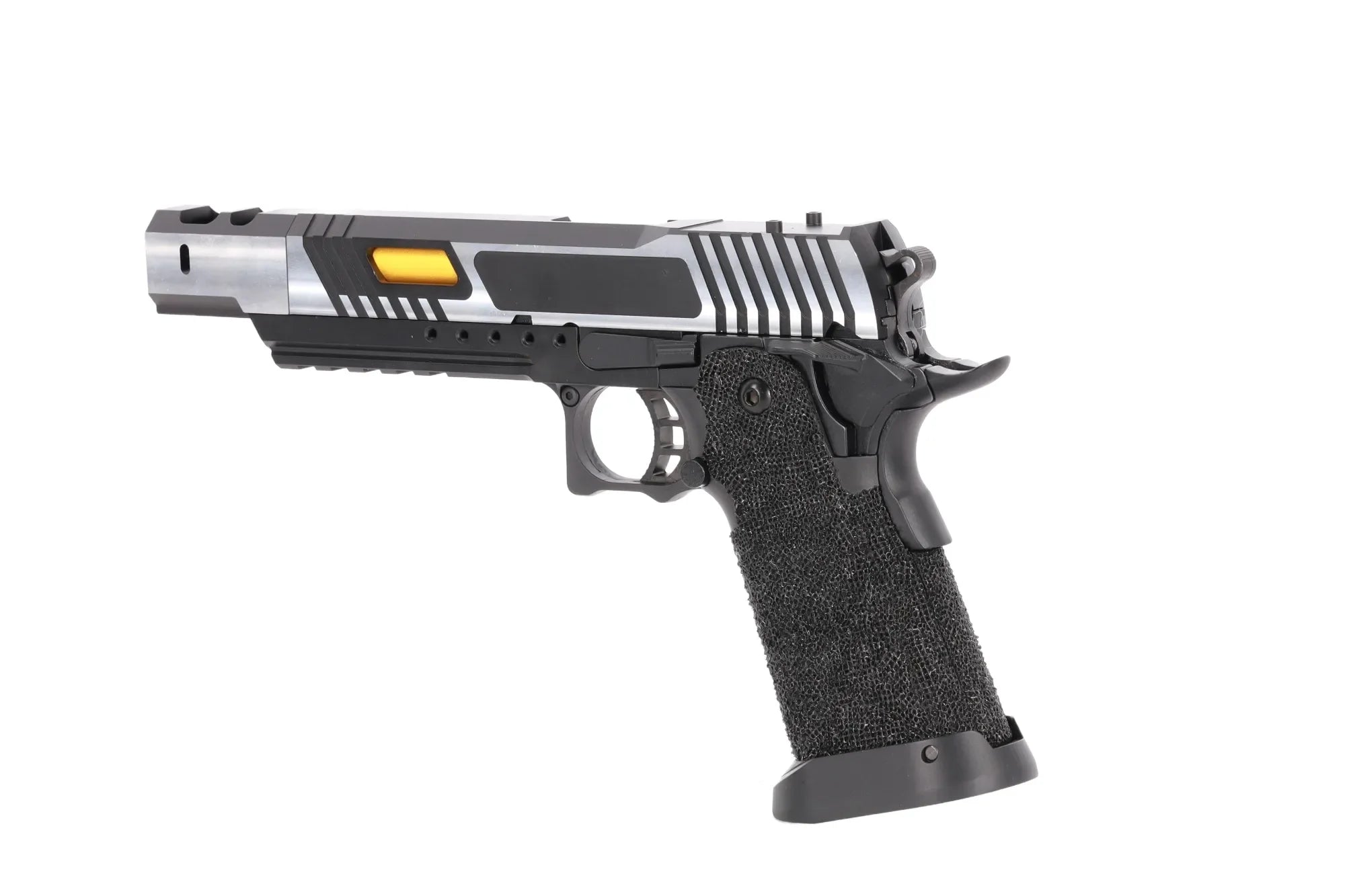 Specna Arms SA-VGP20 VAPOR™ Optics Ready airsoft Pistol Black and Silver