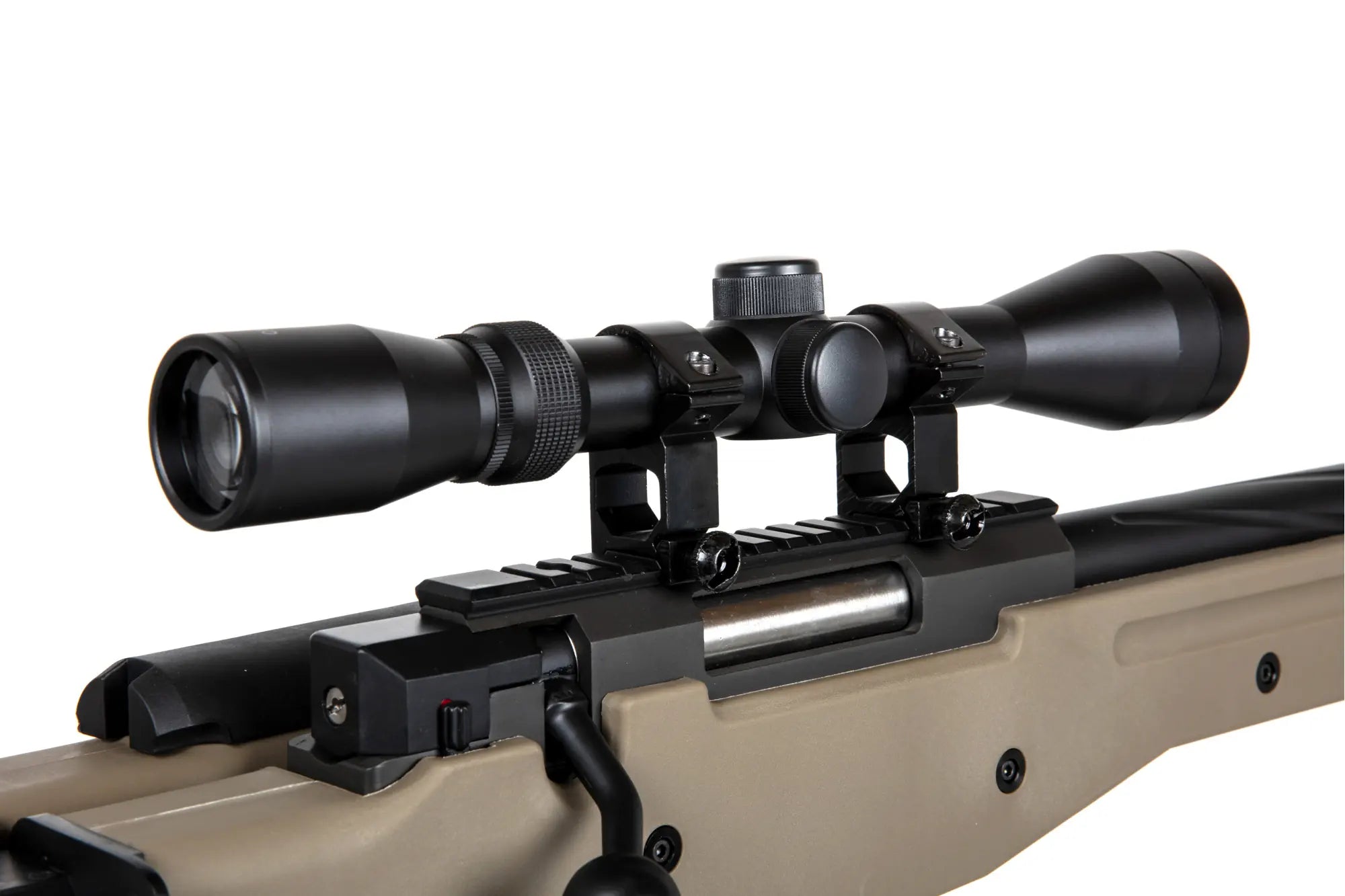 580 FPS sniper rifle SA-S14 scope + bipod Tan
