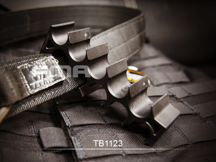 FMA 12GA Shotgun Shell Holder for Belt / MOLLE - Black