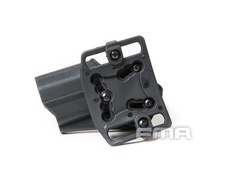 FMA CQC Serpa Belt Holster (TM Hi-Capa / Warrior), Right Hand - Black