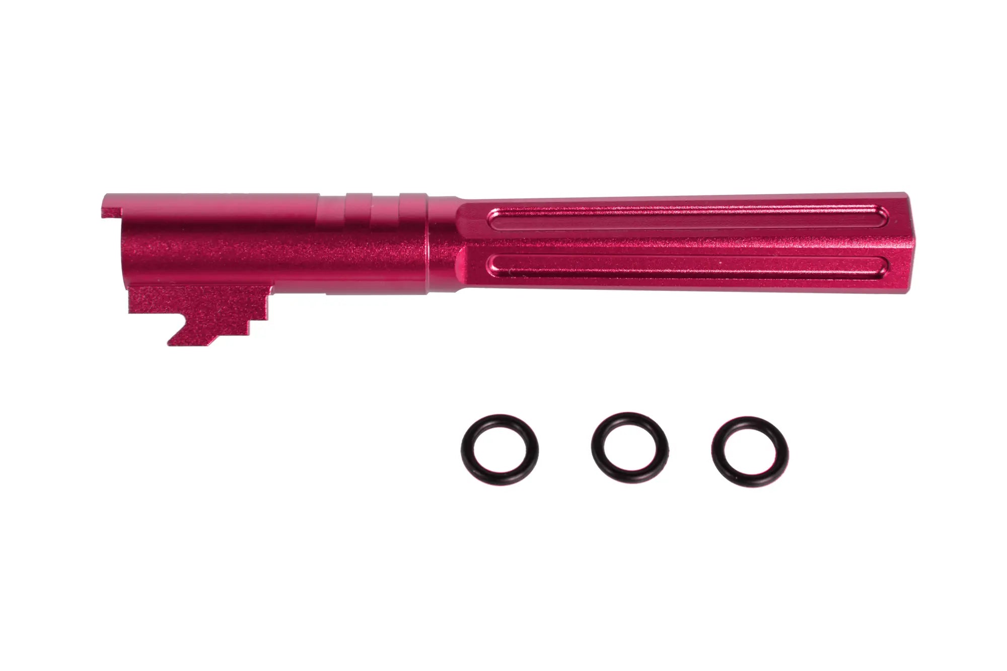 Aluminum outer barrel LA Capa Customs HEXCUT for TM Hi-Capa 5.1 replica Red