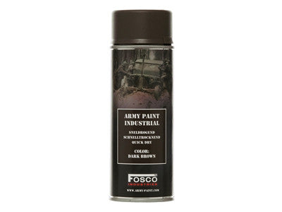ARMY camouflage paint spray DARK BROWN
