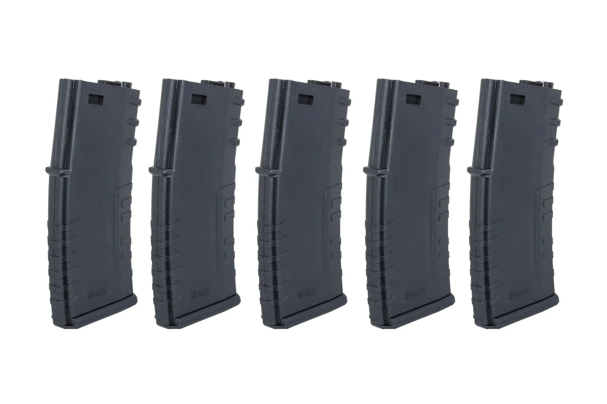 Set of 5 polymer mid-cap magazines 120 rounds