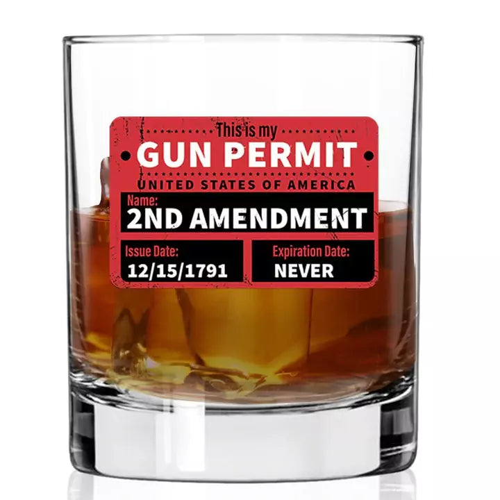 GUN PERMIT - Whisky Glass