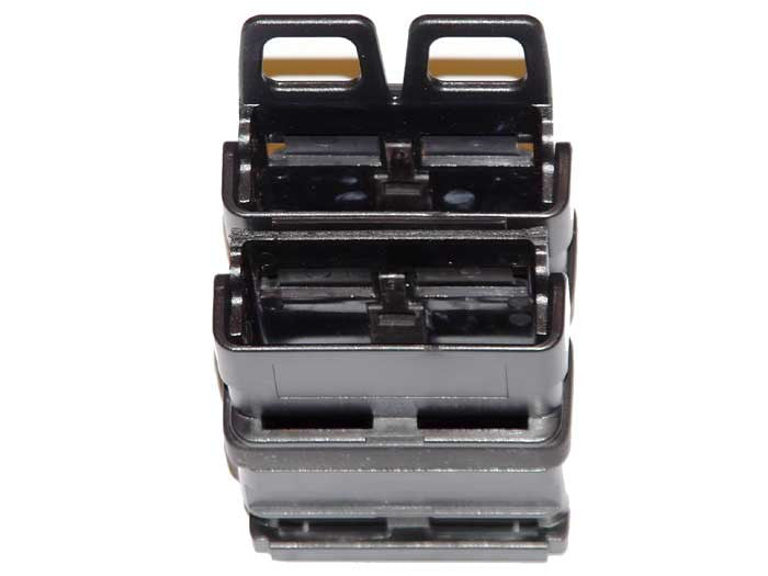 FMA Polymer FastMag MOLLE Pouch Black 2-Pack For M4/5.56 Magazines