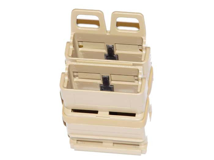 FMA Polymer MOLLE FastMag Pouch AK 7.62 Tan 2 Pack