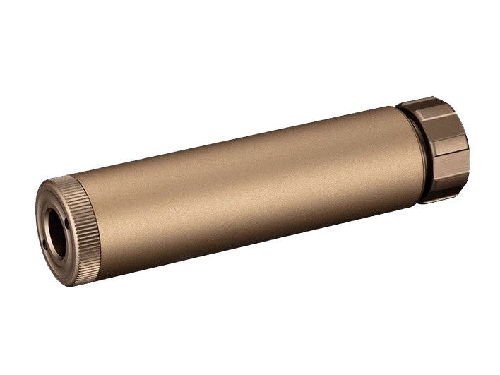Tokyo Marui metal silencer GBB Tactical, thread 16 plus mm CW (MK23, HK45) - Tan (FDE)