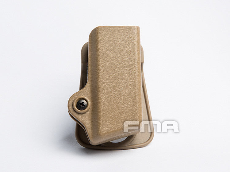 FMA Plastic Pouch for Pistol Magazine 9mm Luger - Tan