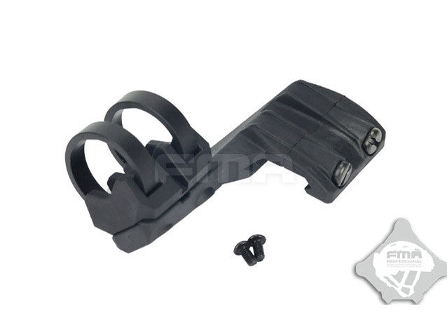 FMA Left Side RIS Mount for Flashlight with a diameter of 20-25 mm - Black