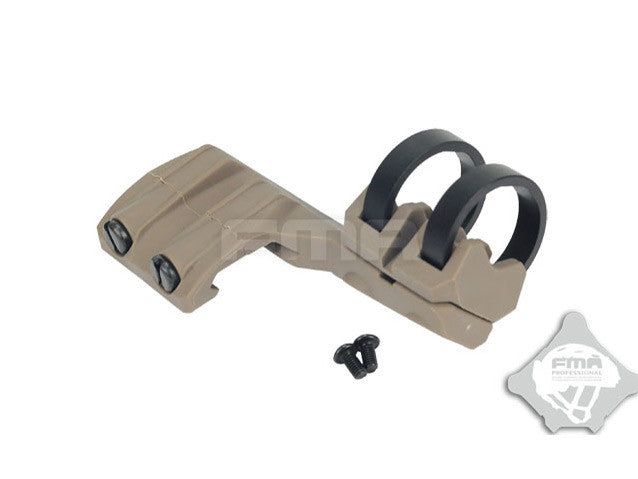 FMA Right Side RIS Mount for Flashlight with a diameter of 20-25 mm - Tan