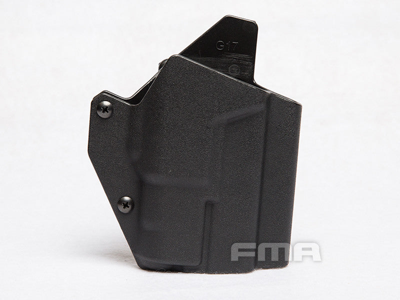 FMA Low Kydex Holster (G-Series with Flashlight ALPC), Right Hand - Black