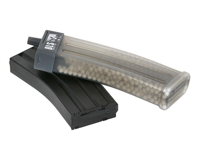 BLS Magazine-Shaped BBs Transport Box, 1200 BBs - Transparent