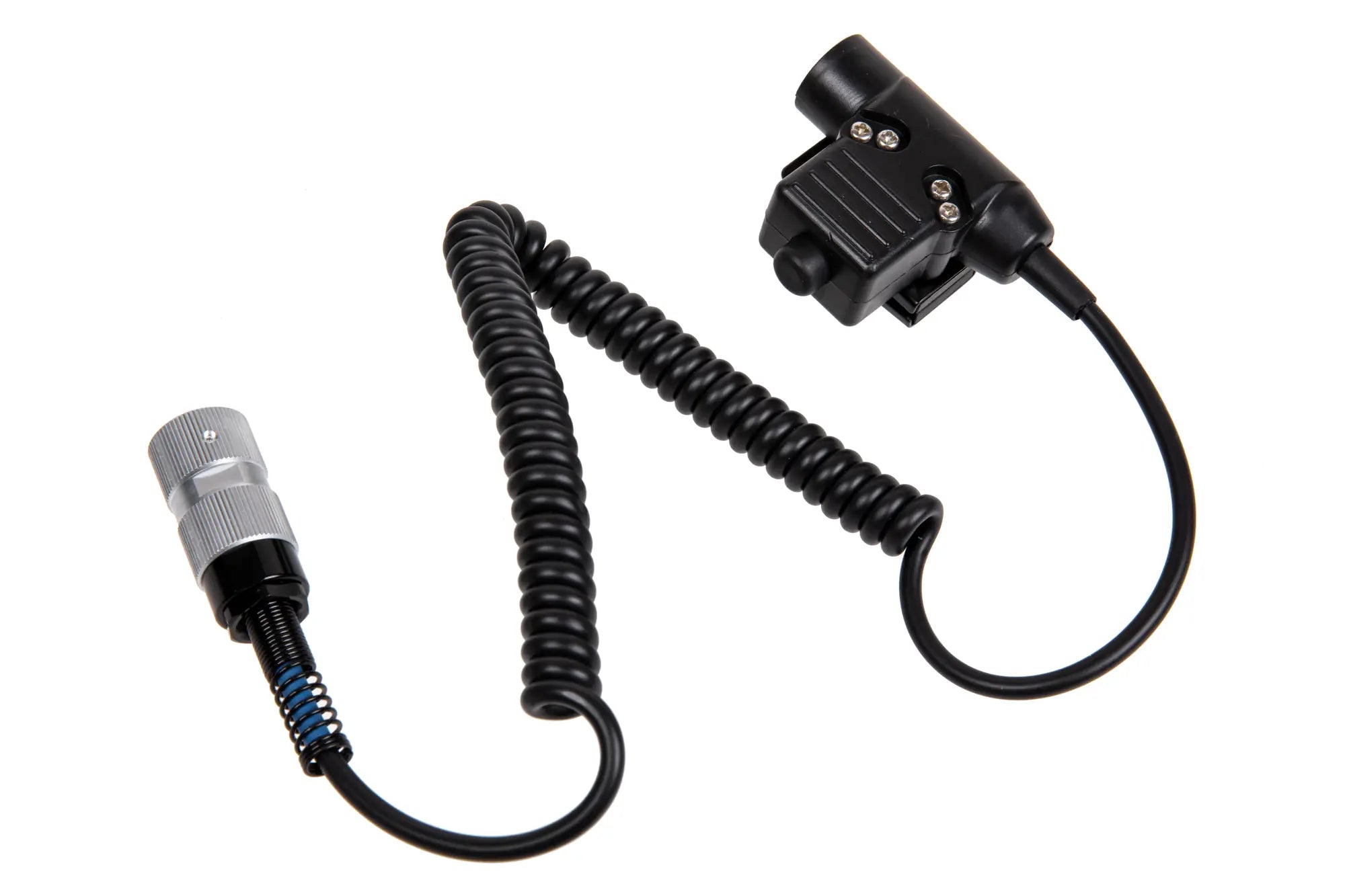 U94 PTT for PRC 152/148 Radios (Coiled Cable)