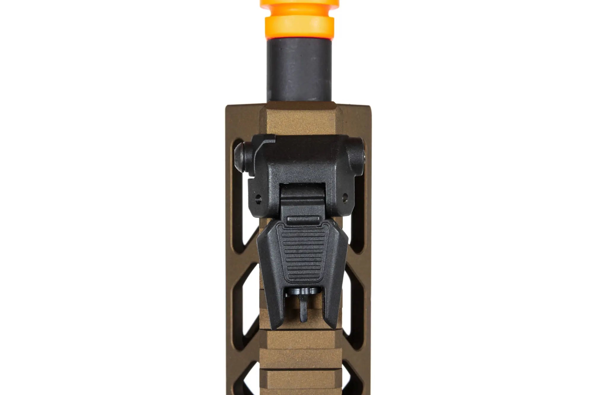 RRA SA-E24 HAL ETU Chaos Bronze Airsoft Replica with orange flash hider