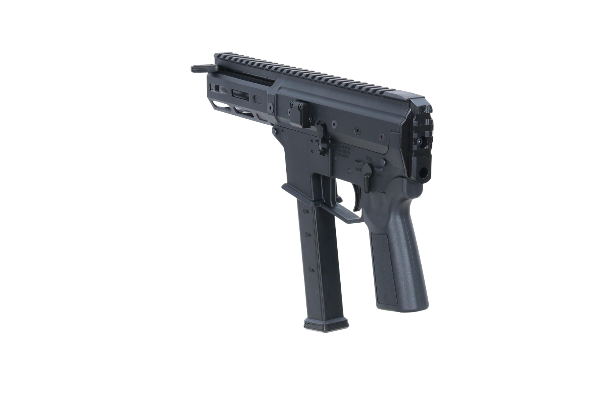 Lambda Defence x Angstadt Arms airsoft machine pistol MDP-9 Black-1