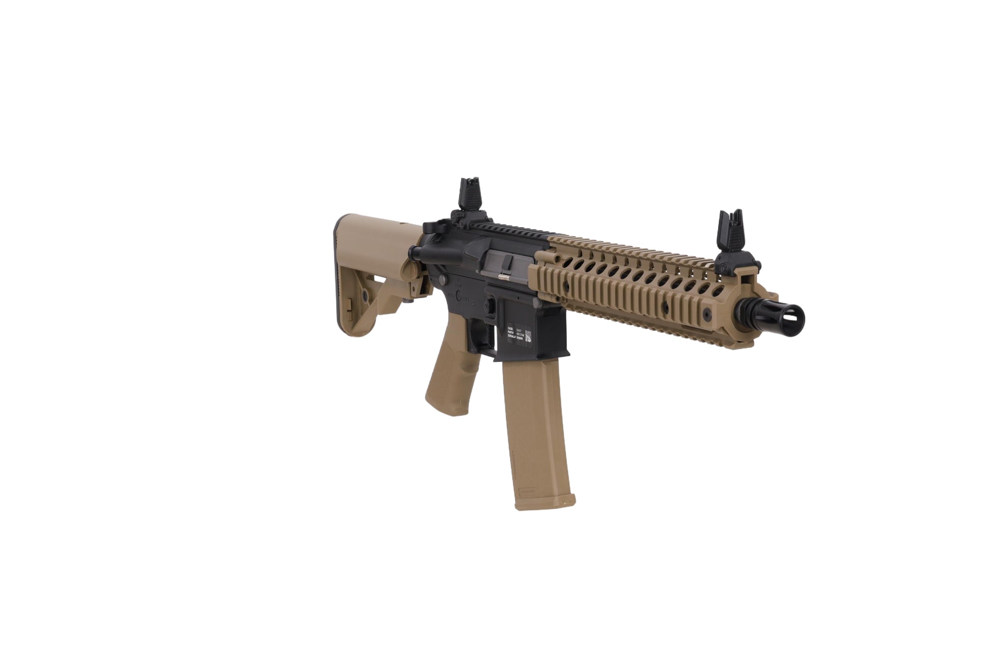 Specna Arms Daniel Defense MK18 SA-F19 FLEX Gen.2 AEG Assault Rifle 10.5" – Half-Tan