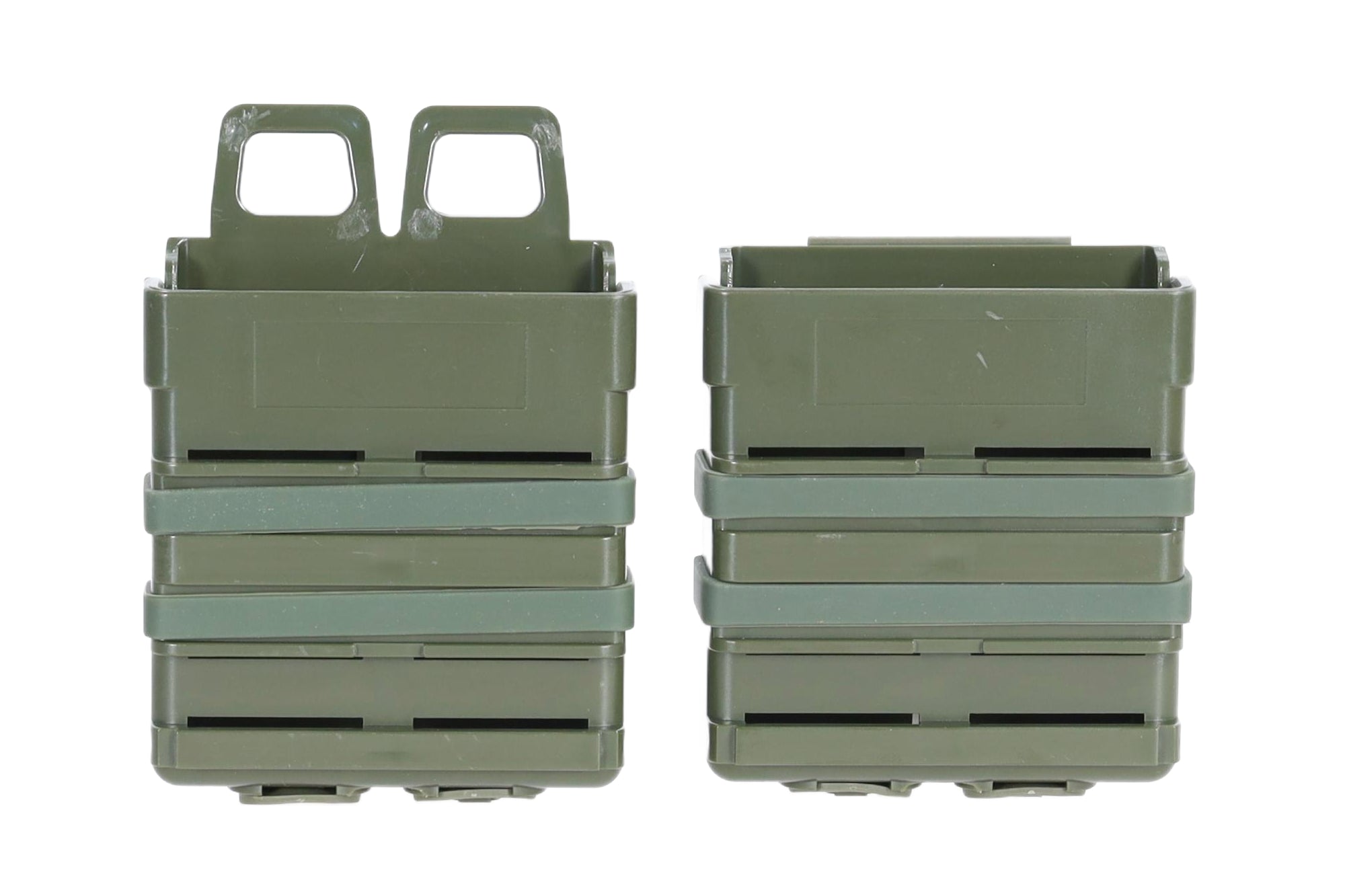 SaTac Open III L Olive Double Magazine Loader For 7.62mm Magazines Durable Polymer