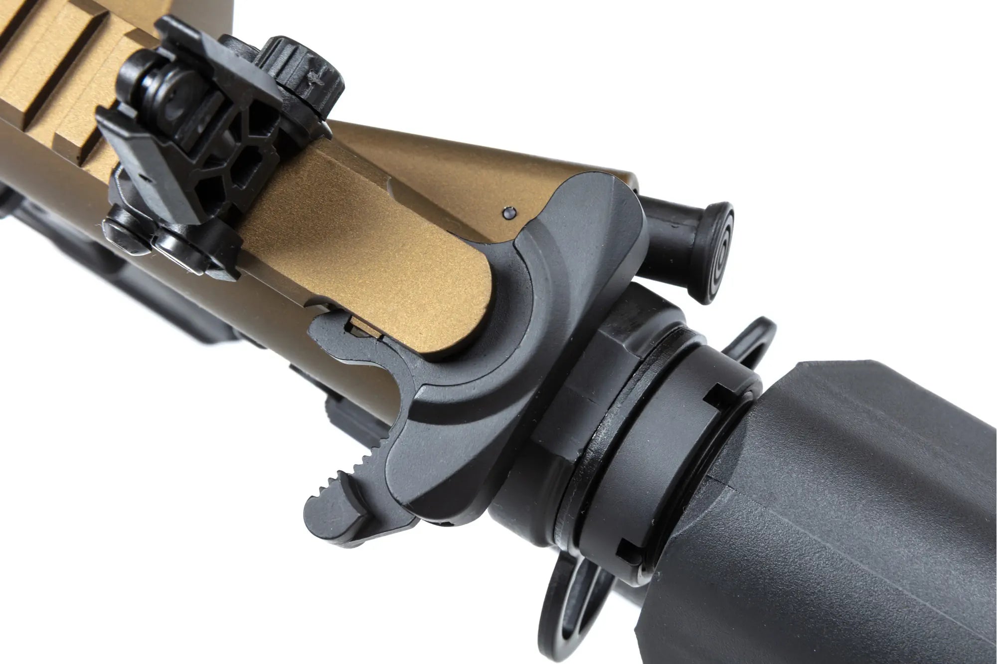 RRA SA-E25 HAL ETU Chaos Bronze Airsoft Replica with orange flash hider