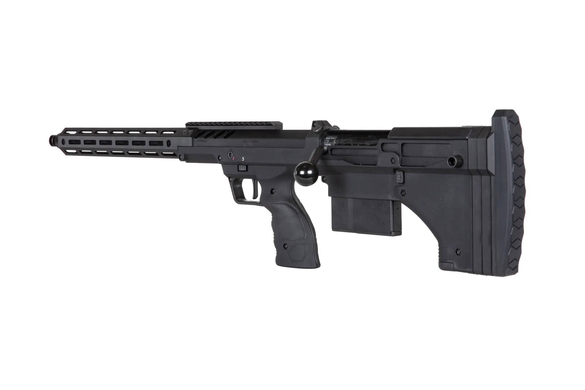 Desert Tech SRS-A2/pim/M2 22" sniper airsoft rifle (left-handed) Black-1