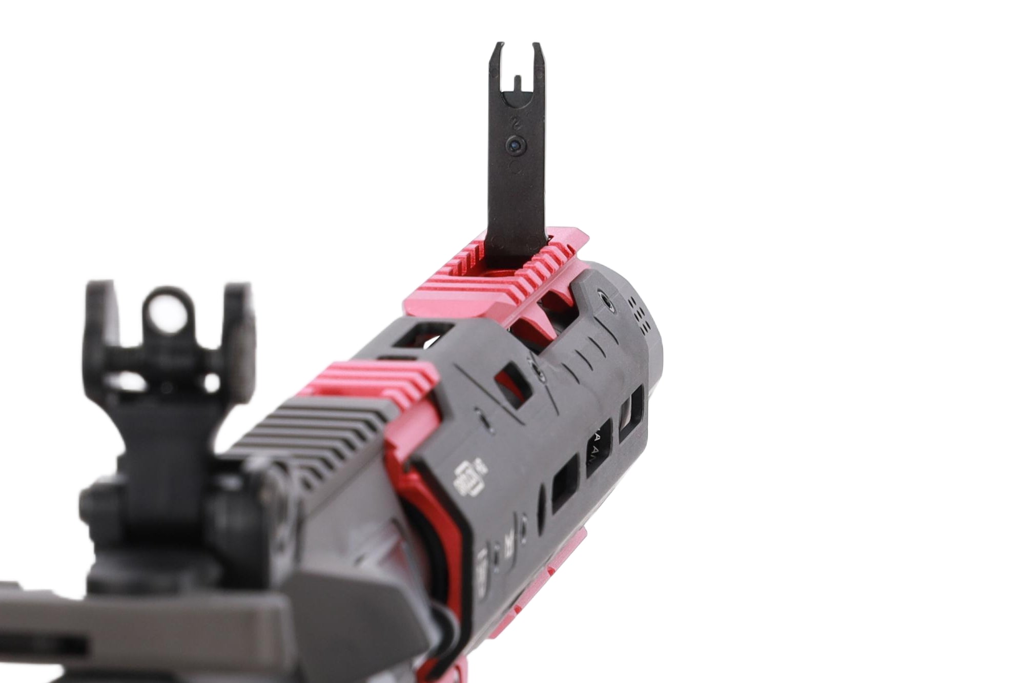 King Arms x Strike Industries Sentinel GRIDLOK® 8.5" Aster SE ETU Black and Red airsoft Carbine-3