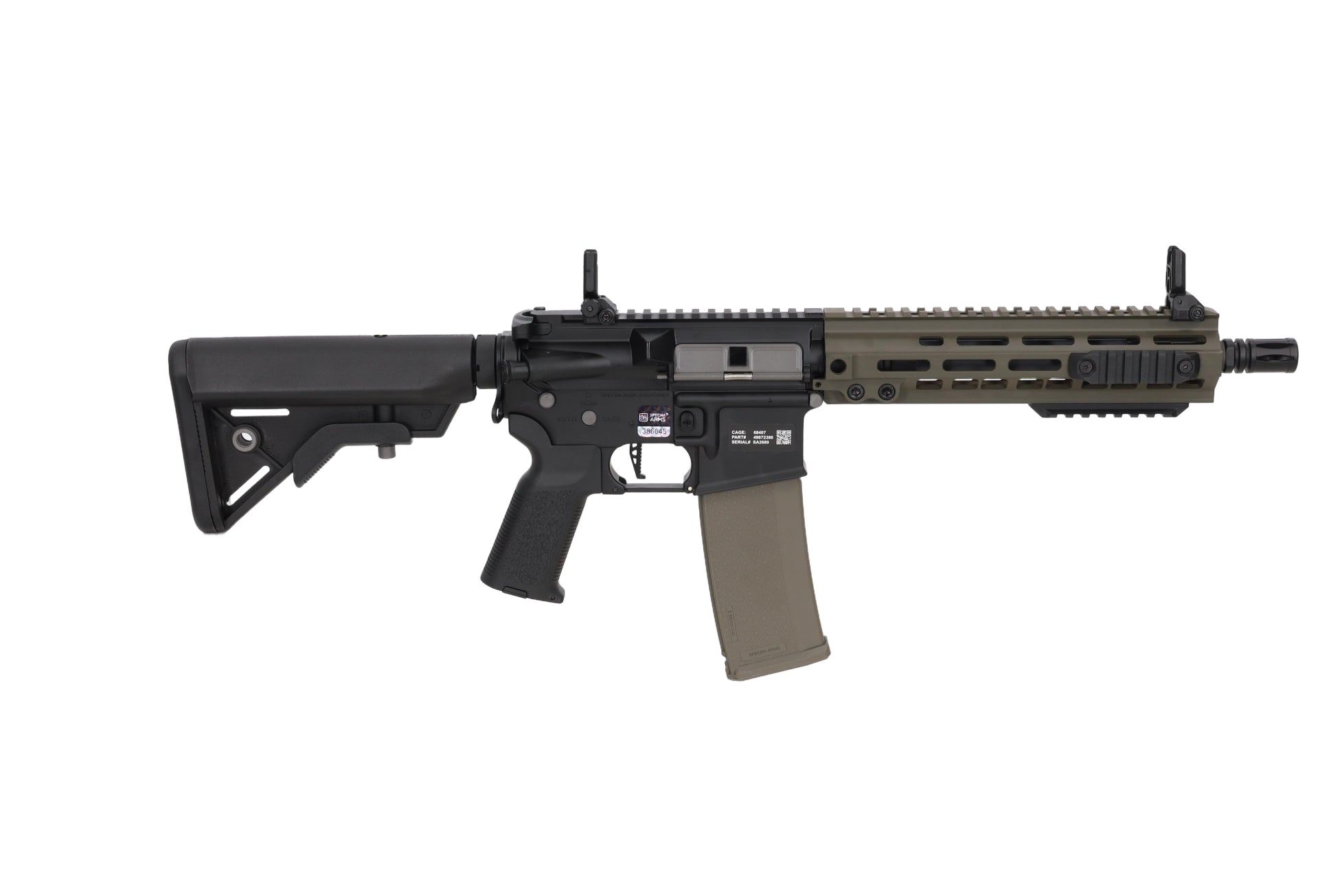 SA-P29 PRIME BLDC 10.5" AEG airsoft rifle - Olive