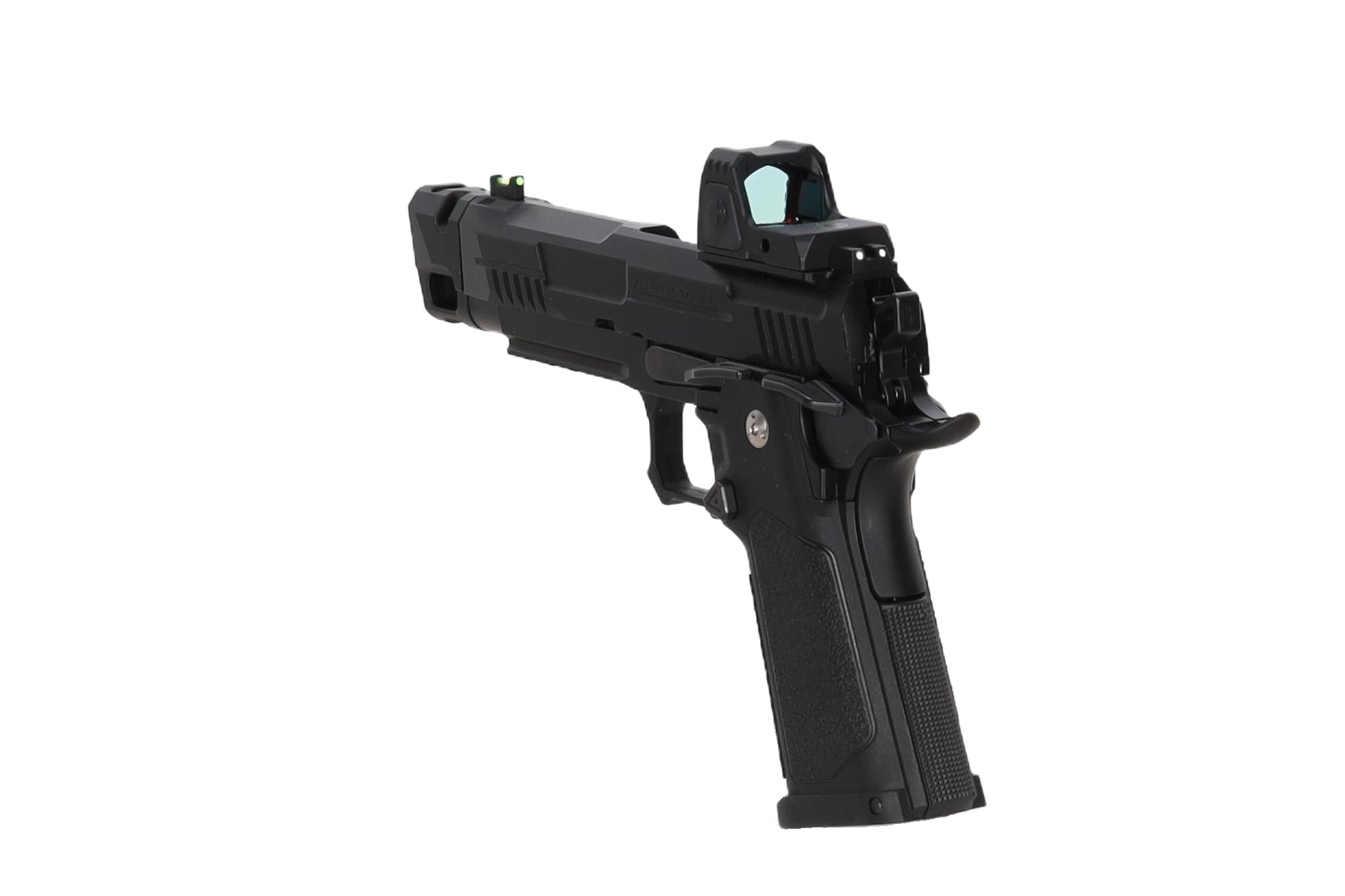 Vanguard 4.3" Hi-Capa GBB + red dot + compensator Black