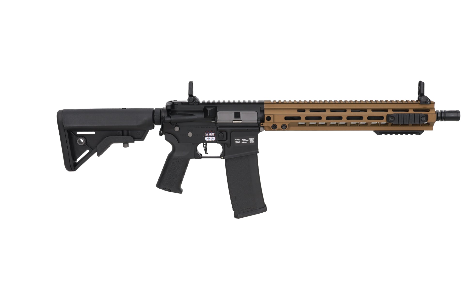 SA-P30 PRIME BLDC AEG 14" airsoft rifle - Chaos Bronze