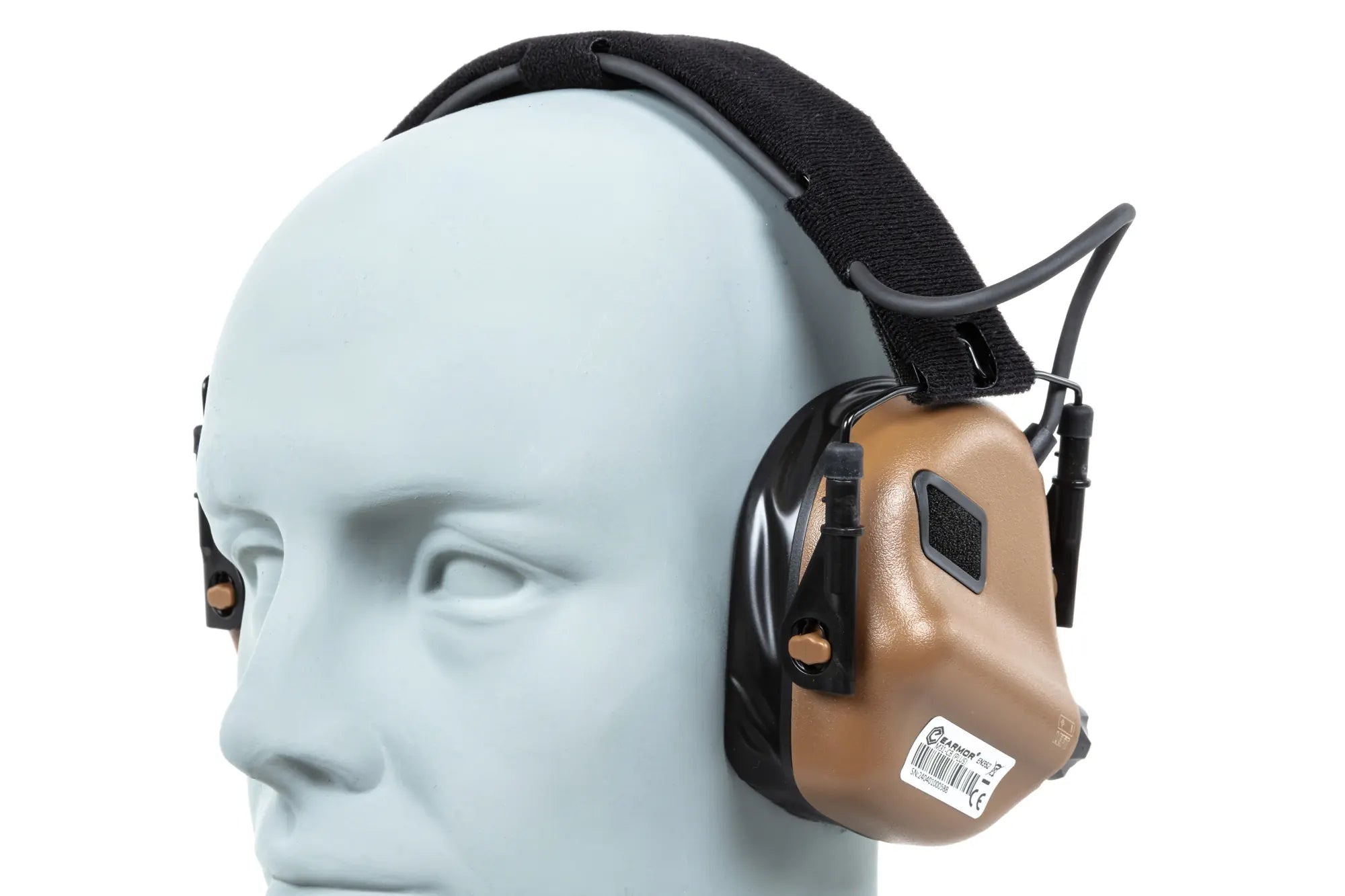 Earmor M31 Plus Active Hearing Protectors Coyote Brown